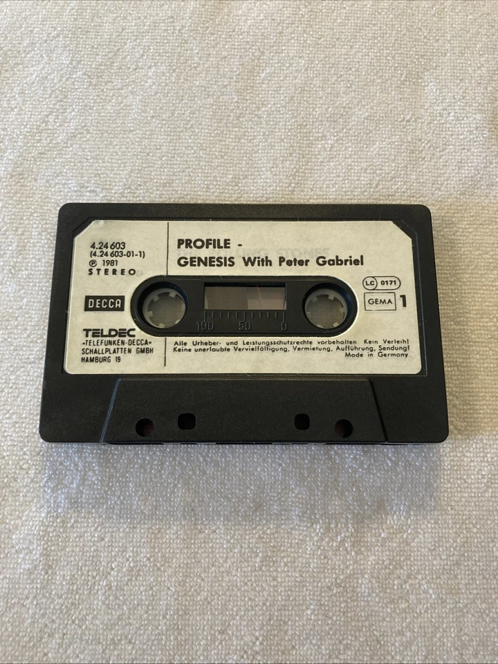 Profile Genesis With Peter Gabriel 1981 Cassette German Import Double Label Read Foto 3 de 4