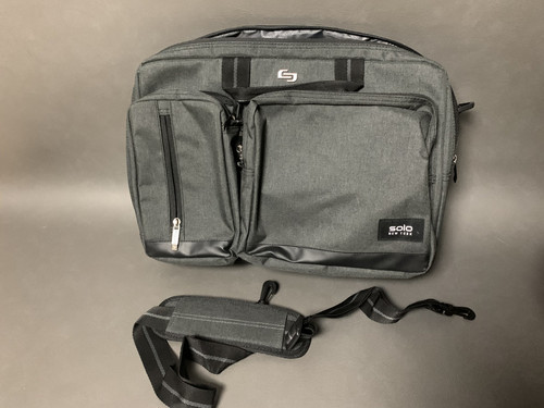 Solo New York 15,6" Laptop Tablet Tragetasche Slim Tasche Reiserucksack Grau - Bild 1 von 13