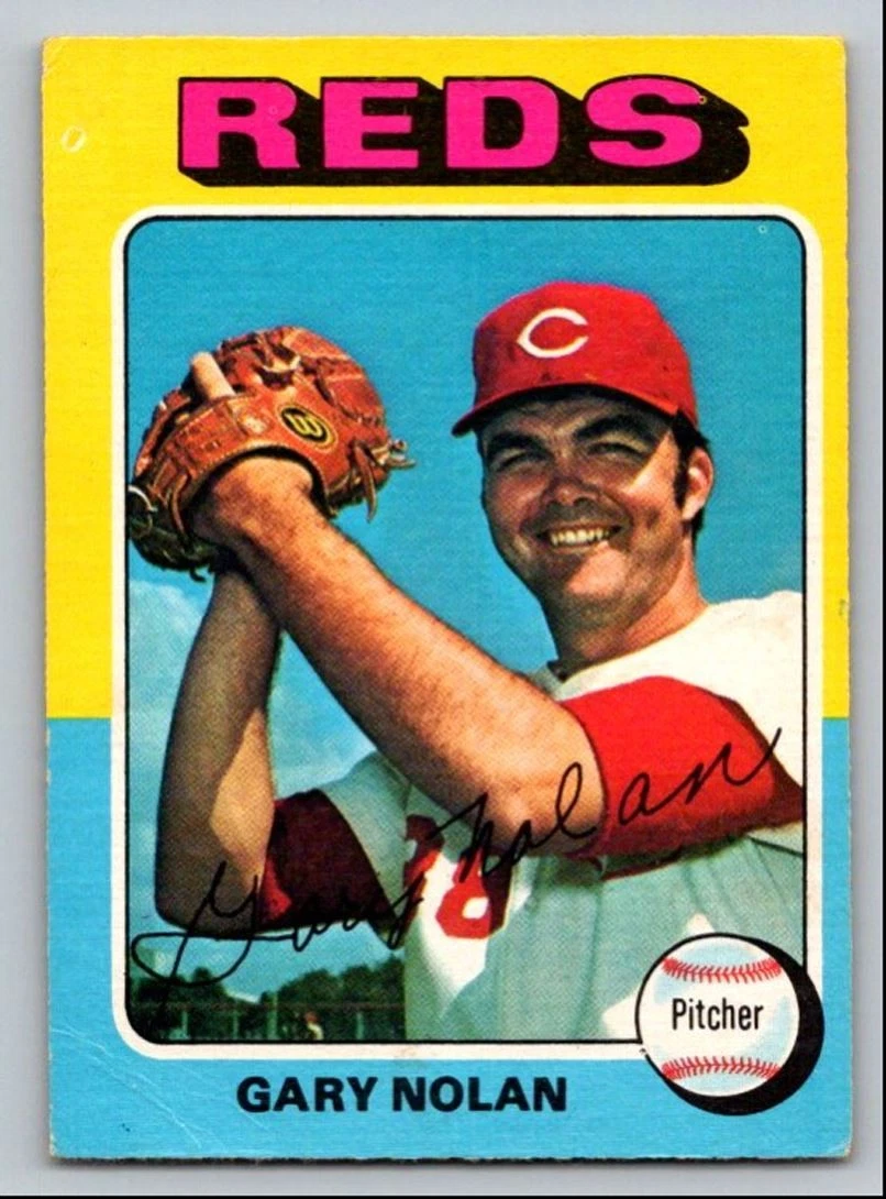 1975 O-PEE-CHEE BASEBALL GARY NOLAN CINCINNATI REDS #562 BASE CARD