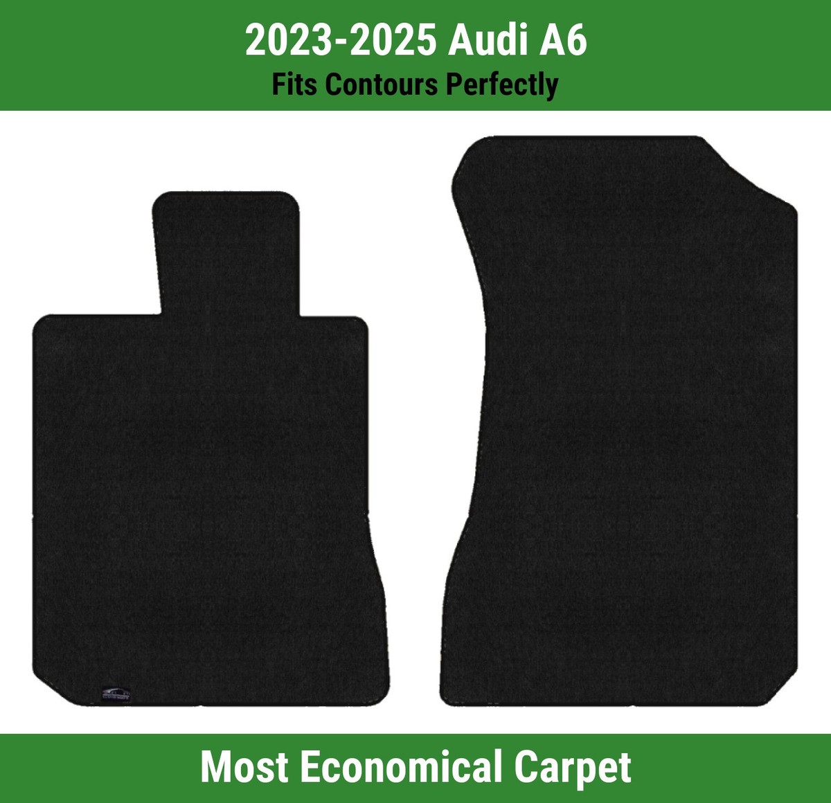 Lloyd Velourtex Front Row Carpet Mats for 2023-2025 Audi A6 