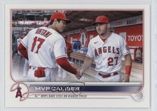 2022 Topps Update Veteran Combos Shohei Ohtani Mike Trout #US115 03k9