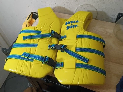 TRC Recreation Super Soft Vinyl Coated Foam Yellow Life Jacket Size Adult Small - product listing photo