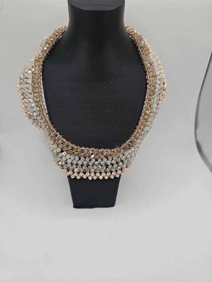 Collar o gargantilla Rush By Denis & Charles de cristal champán brillante Foto 4 de 4