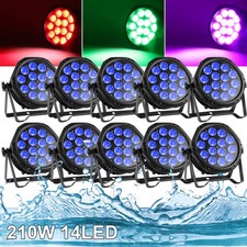 14x15W Waterproof RGBW LED PAR Light Wireless Stage DJ UP Lighting DMX Outdoor
