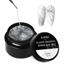 Silver Spider Nail Gel Polish Artistic Designs Spider Gel, Paint Wire Long Lasti
