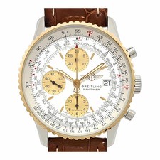 Orologio uomo usato BREITLING Old Navitimer D13322 cassa argento misura 41 mm...