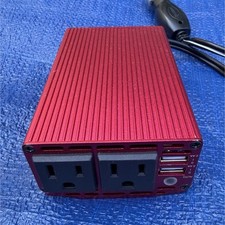 BESTEK 300W Power Inverter 12V DC to 115V AC Dual Outlet 4 USB 4.2A