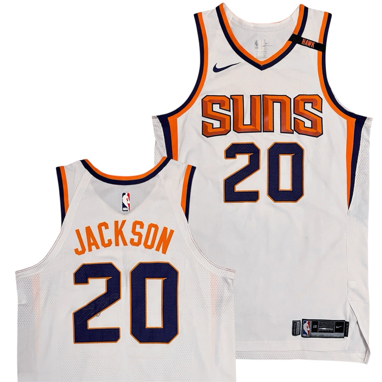 Signed Team Issued Phoenix Suns Josh Jackson Rookie Year NBA Jersey Size 48+4L