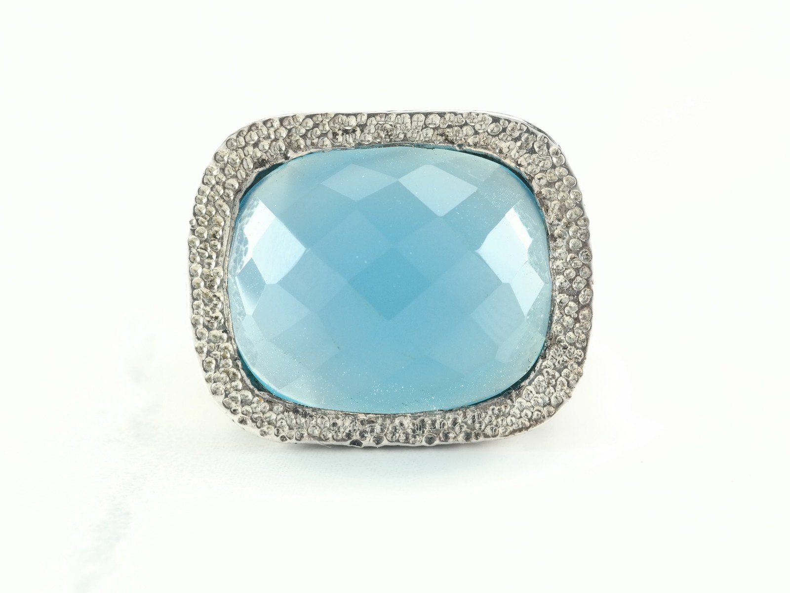 Sevan Blue Chalcedony Sterling Silver Ring Size 6… - image 3