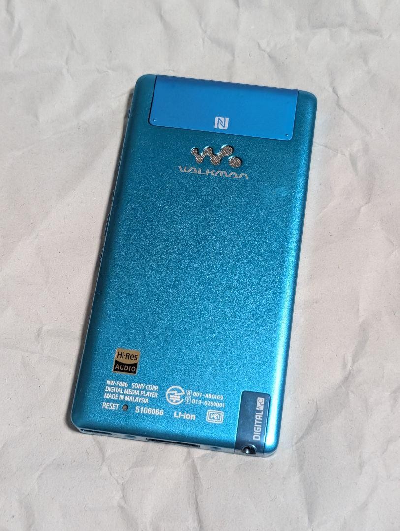 SONY NW-F886 32GB ハイレゾウォークマン　ブルー Sony Walkman NW F886 32GB Hi Res NFC Blue Portable Digital