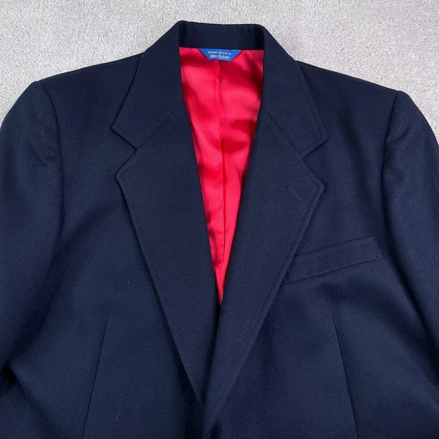 Blazer Pendleton Vintage Para Hombre 42 Largo Azul Lana Abrigo Deportivo Hecho en EE. UU. Años 60 Foto 2 de 4