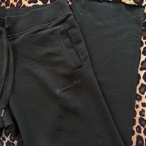 Victoria's Secret low rise wide leg drawstring lounge pants S 2000s - Picture 2 of 4