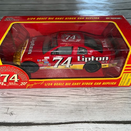 1995 Racing Champions 1/24 NASCAR Johnny Benson #74 Lipton Diecast Busch Champ - Picture 2 of 5
