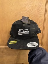Budweiser Budvar Camo SnapBack Trucker Cap Czech Republic Beer Lager New Rare