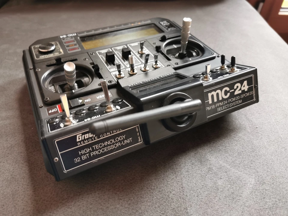 Graupner MC 24 Black Edition mit Profi Rom, Hott Telemetrie intern und Extras! - Bild 4 von 4