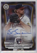 2025 Topps Tribute League Inauguration Gold 5/75 Spencer Schwellenbach Auto 12se