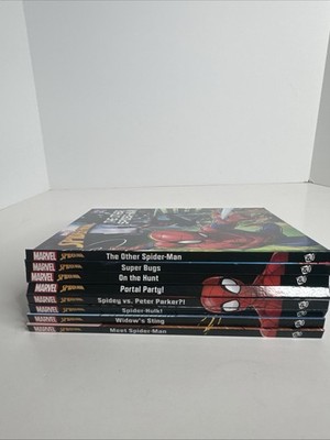 Marvel Spiderman Me Reader Story Reader Lot Of 8 - BOOKS ONLY 2019