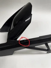 2020 2025 BMW S1000RR 2021 M1000RR Carbon Fiber Rear Hugger w. Chain Guard Twill