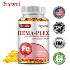 Hema-Plex Iron-Multivitamins and Minerals-Absorbs Easily Raise Hemoglobin Levels