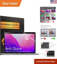 3-Pack Anti-Glare Matte Screen Protectors for MacBook Pro/Air 13" - 5H Hardness