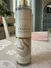 Bath  Body Works COZY VANILLA BOURBON Fragrance Spray 8 oz ORIGINAL