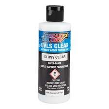 Createx Airbrush Paint, UVLS Gloss Clear, 4 Oz 4050-04 