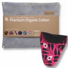 Protèges Slip Lavables Réutilisables en Coton Bio pour Pertes Blanches (TANGA...