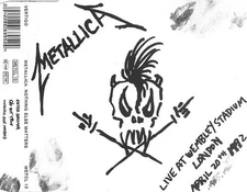 (82) Metallica –'Nothing Else Matters (Live At Wembley)'-Rare UK CD single-New