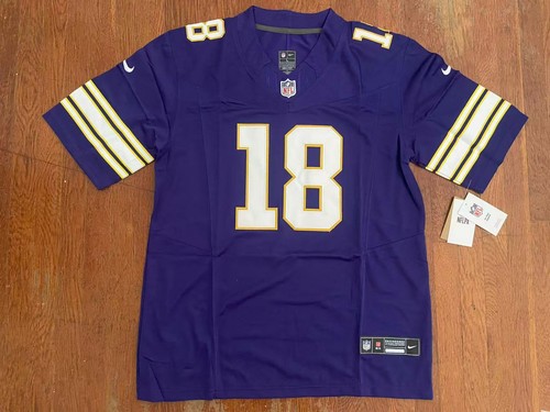 Justin Jefferson #18 Purple Vapor Jersey