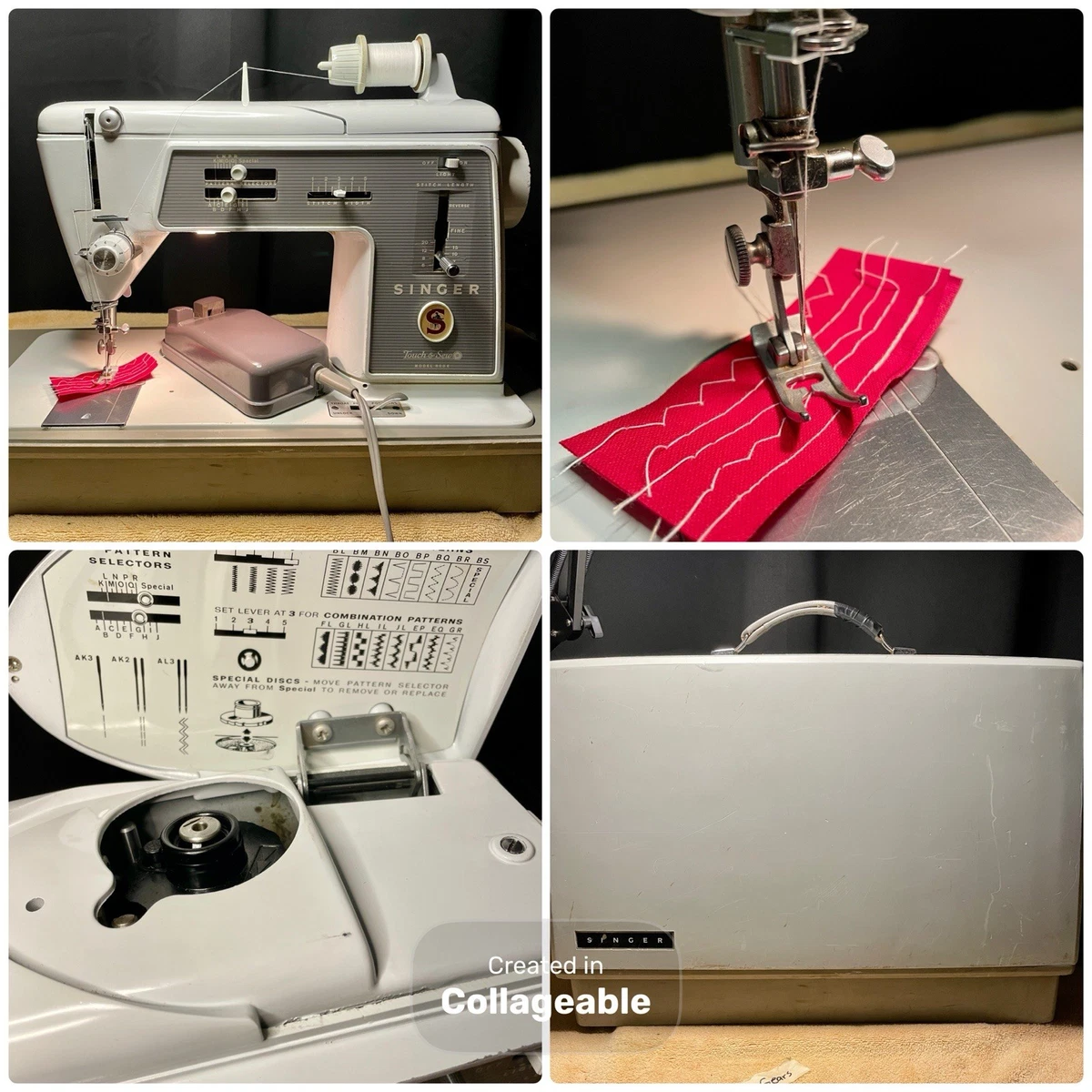 Blue Vintage Original Collectible Sewing Machines for sale | eBay
