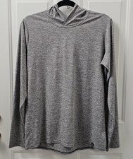 Patagonia Capilene Cool Daily Hooded Tee Gray Long Sleeve Womens Size Large