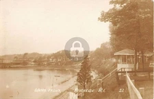 Riverside RI c1910 Cottages Waterfront RPPC Photo Postcard COPY