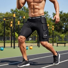 Bodyprox Men's Protective Padded Shorts Large