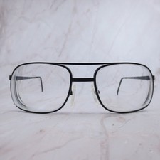 ArtCraft USA Vintage Mens Aviator Eyeglass Frames Matte Black DR 55-18 140