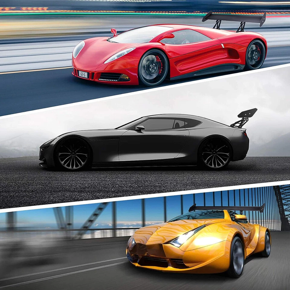 Alerón trasero para maletero Toyota Mark x 57"" estilo GT ajuste carrera negro brillante Foto 4 de 4