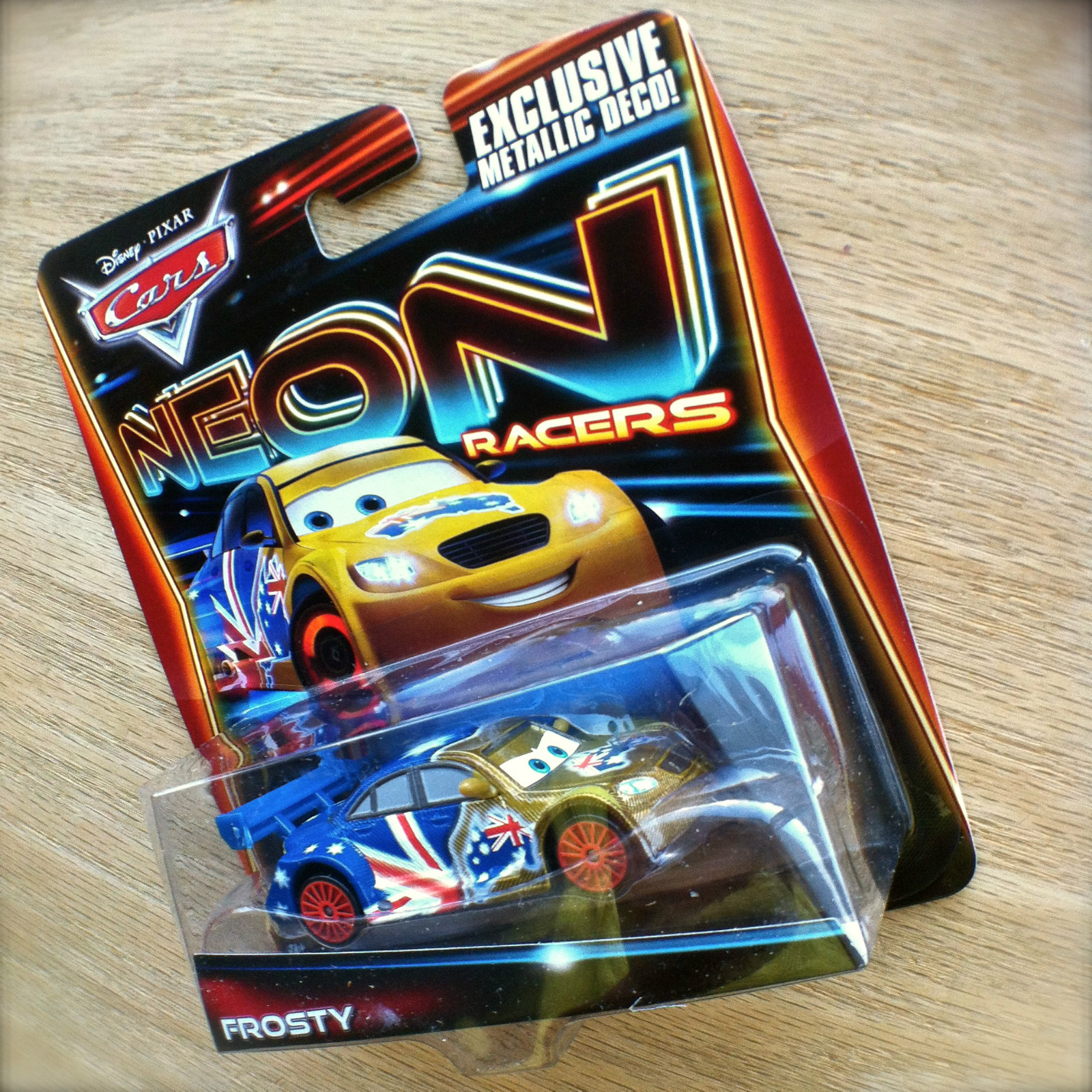 Disney PIXAR Cars NEON FROSTY Racers Metallic Deco GOLD AUSTRALIAN ...