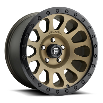 17 Inch Bronze Black Rim Wheels Toyota Tacoma 4 Runner Fuel Vector D600 17x9 -12