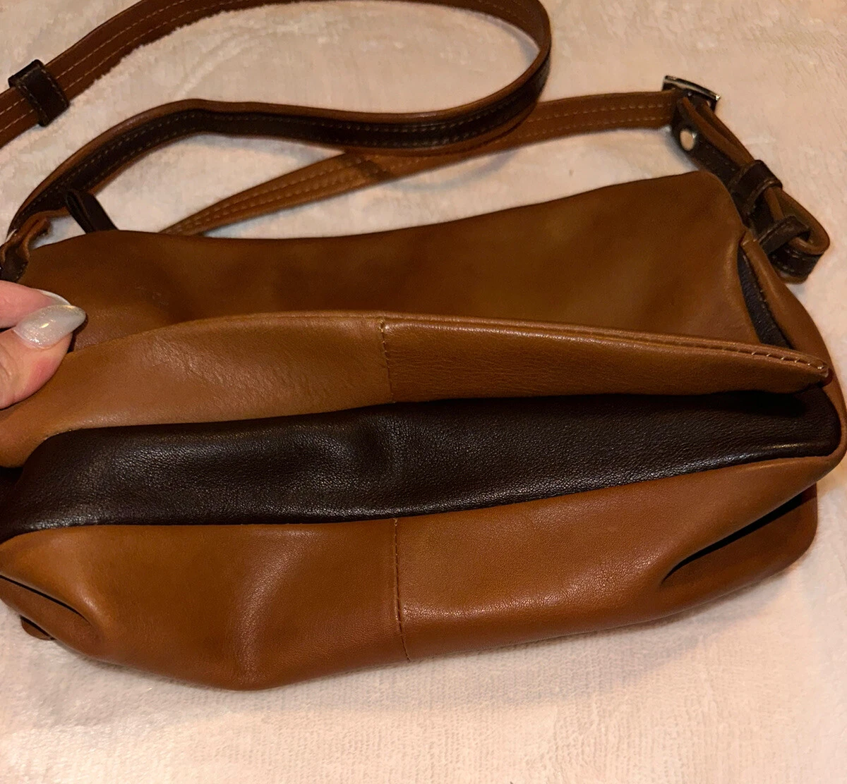 Vintage Peruzzi Italian Leather Bag Made In Florence eBay