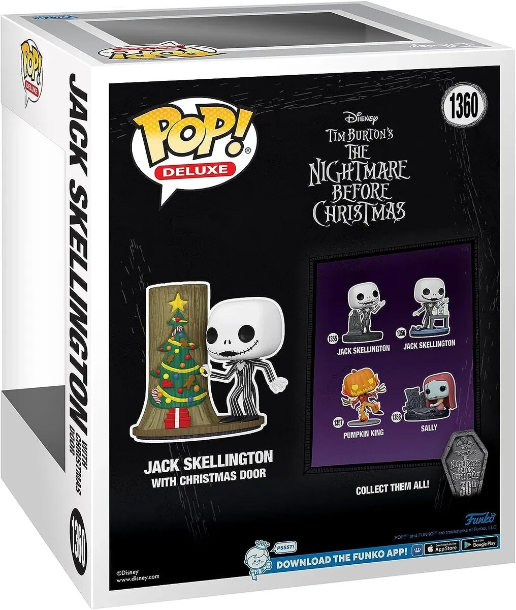 Funko Pop! Deluxe: Disney - Jack Skellington with Christmas Door