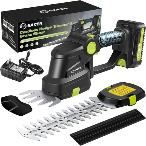 Hedge Shear with 1 PCS Rechargeable Battery and Charger for Garden, Lawn