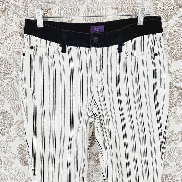 NYDJ Ankle Striped Women's Pants Chino Size 8 - Image 2 of 4
