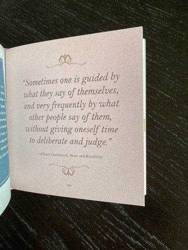 "The Wind And Wisdom Of Jane Austen" Hardcover Gift Book -- Hallmark - Imagen 4 de 4
