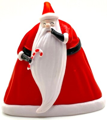 SANTA CLAUS Disney Movie NIGHTMARE BEFORE CHRISTMAS PVC TOY Playset 3'' Figure!