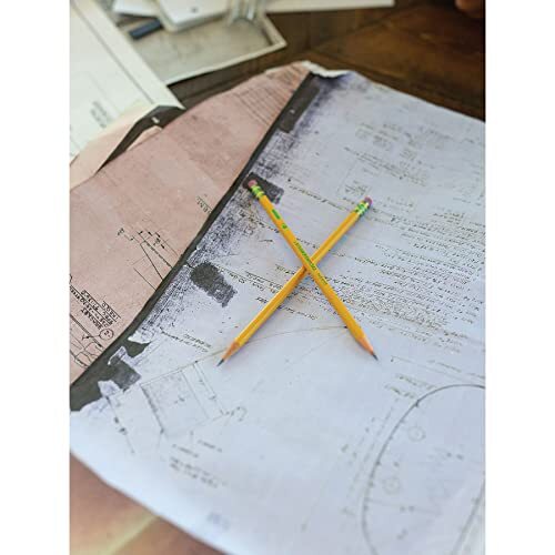 Ticonderoga Pencils F #2.5 Black Lead Yellow Barrel Dozen
