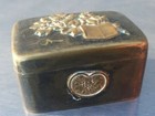 Small sophisticated (japanese?) metal vintage/antique box — photo 3