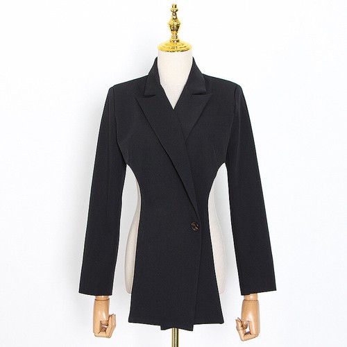 Hollow-Sleeved Strappy Coat