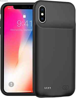 Battery Charger Case for iPhone X/XS Charging Cover Battery Pack Power Bank 