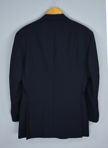 Men's CORNELIANI Coin Buttons Wool Blazer Jacket Navy Blue Size 50 R - Picture 2 of 10