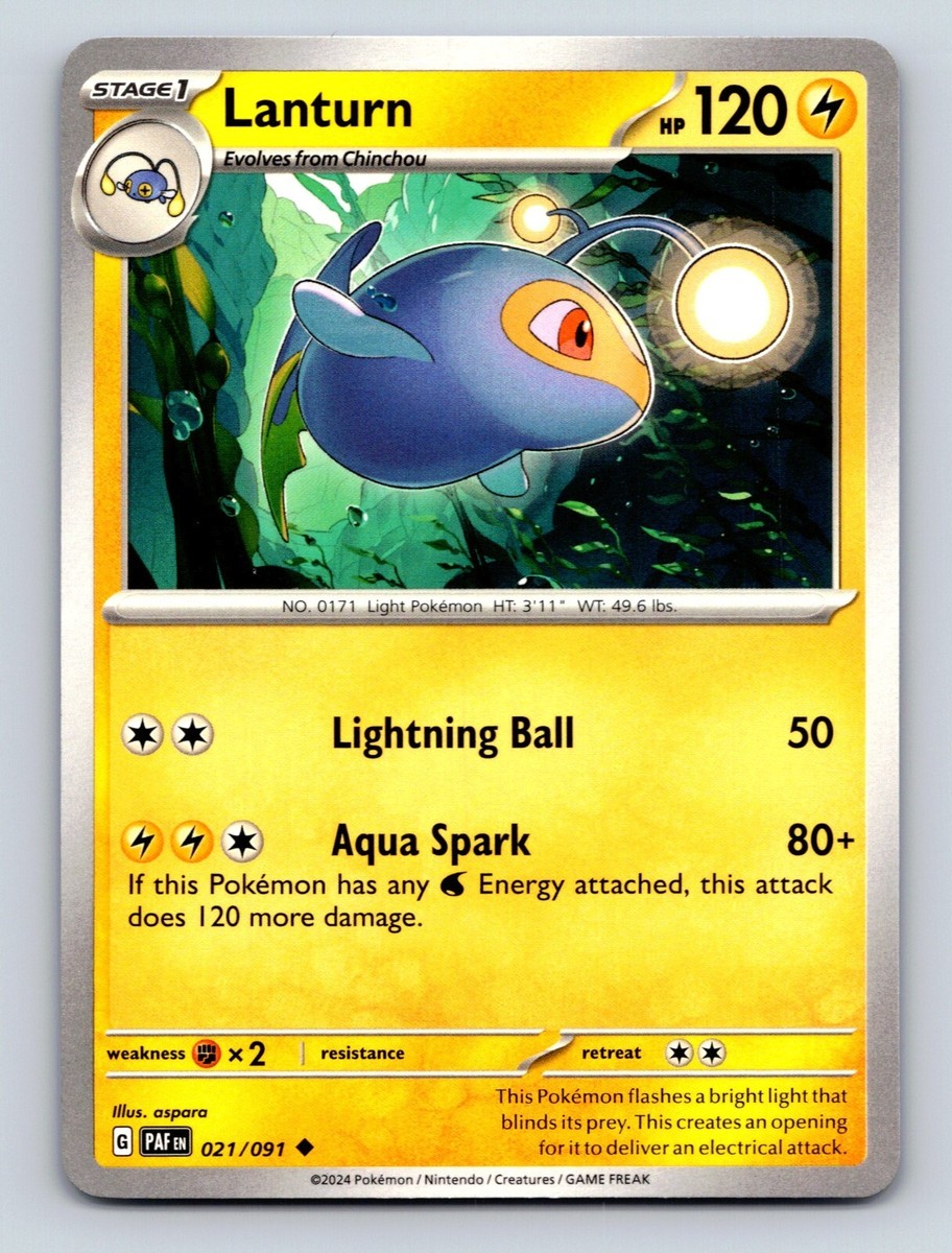 lanturn pokemon card value Lanturn 38/101 - Ex Hidden Legends main image 1