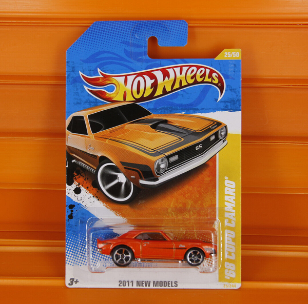 Hot Wheels - 2011 - '68 Copo Camaro (Orange) - New Models 25/30 - 025/244-image
